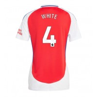 Arsenal Ben White #4 Domáci Ženy futbalový dres 2024-25 Krátky Rukáv